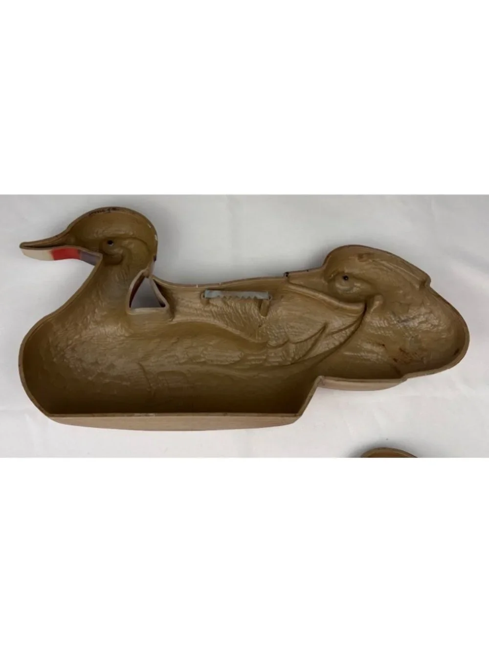 Burwood Resin Mallard Duck Wall Hanging Decor Pair Vtg
